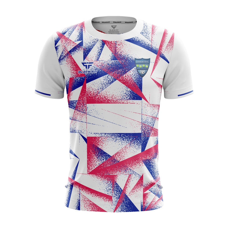 Load image into Gallery viewer, Glenmuir United FC Jersey F12 Girls (White/Blue/Pink) - Kids
