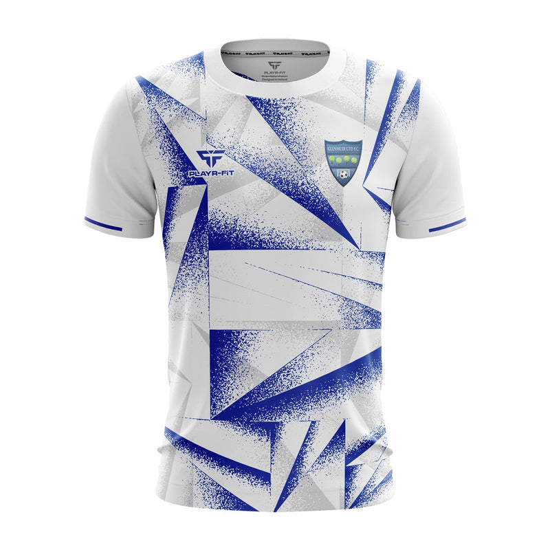Load image into Gallery viewer, Glenmuir United FC Jersey F12 Boys (White/Blue) - Kids
