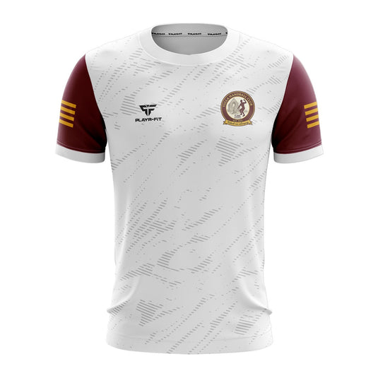 Tulla Handball Club Jersey F15 (White/Maroon) - Adults