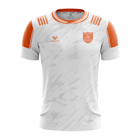 Laragh United Jersey F15 (White/Orange) - Adults