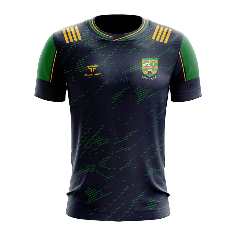 Load image into Gallery viewer, Syddan GFC Jersey F15 Navy/Green - Adults

