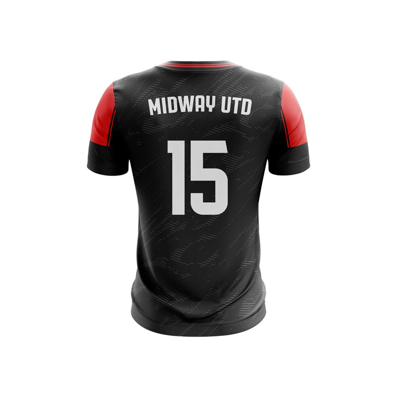 Load image into Gallery viewer, Midway United Black Training Jersey - Adults
