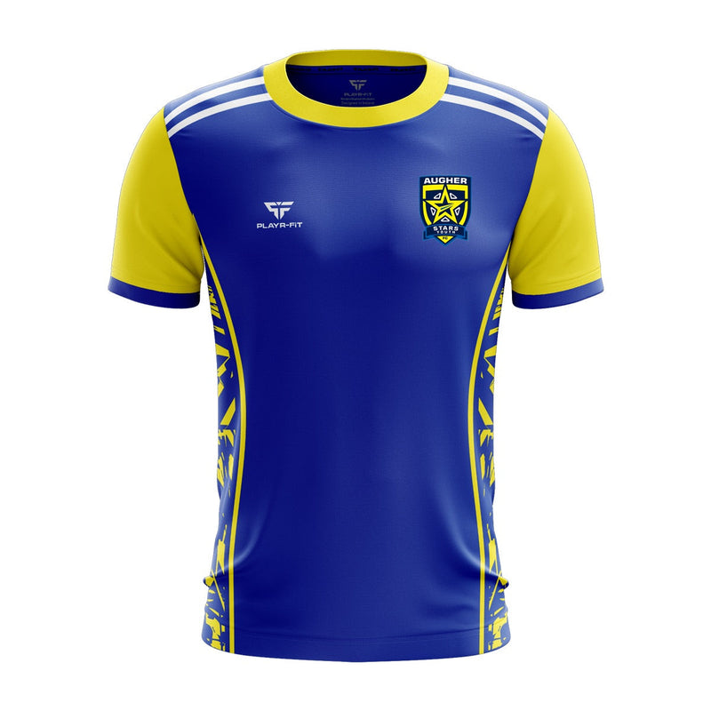 Load image into Gallery viewer, Augher Stars Youth FC Jersey F18 Blue/Yellow - Kids
