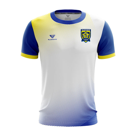 Augher Stars Youth FC Jersey F22 White/Blue/Yellow - Adults