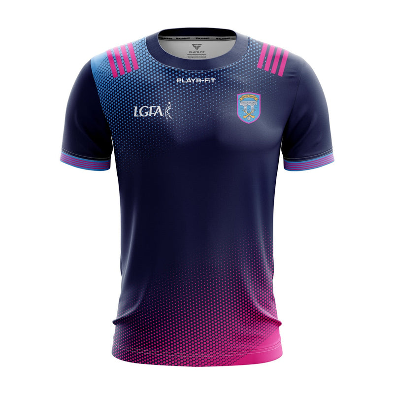 Load image into Gallery viewer, Kilmacthomas Ladies Football Jersey F22 (Navy/Pink/Sky) - Kids
