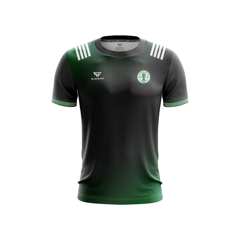 Load image into Gallery viewer, South Kildare CSC Jersey F22 (Black/Green) - Adults
