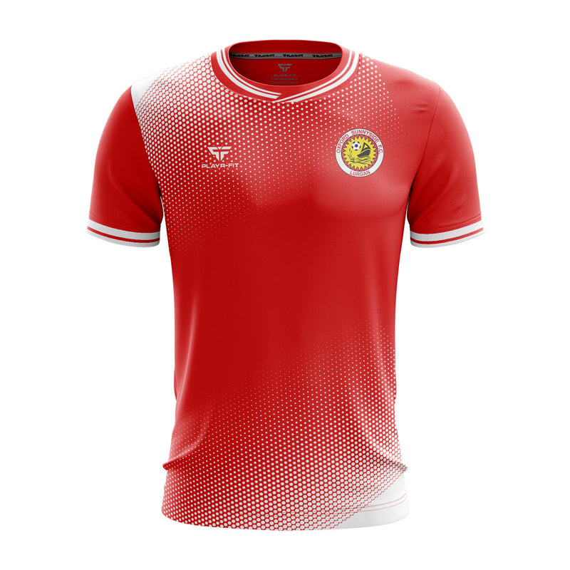 Load image into Gallery viewer, Oxford Sunnyside FC Jersey F22 Red/White - Kids
