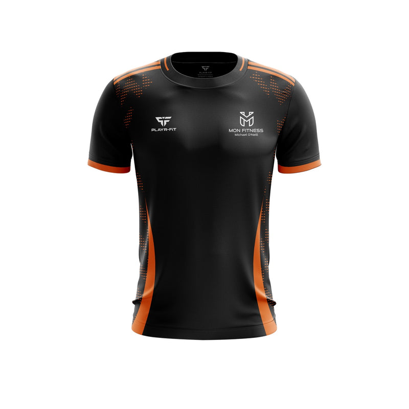 Load image into Gallery viewer, MON Fitness Jersey F35 (Black/Orange) - Kids
