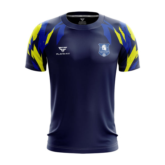 Castletown Belles FC Jersey 52 (Navy/Blue/Yellow) - Kids