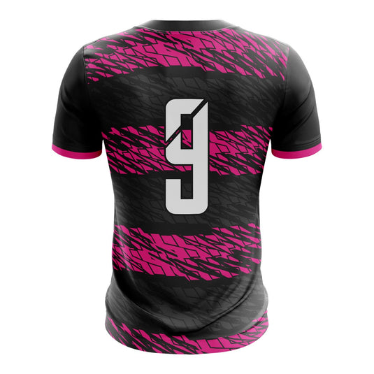 Falls Road Shamrocks Jersey Black/Pink - Adults