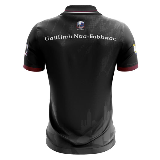 Galway NY IRE Jersey Outfield Playing 2025 (Black) V-Neck Collar - Kids