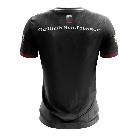 Galway NY IRE Jersey NY vs Galway Match (Black) Ribbed Collar - Adults