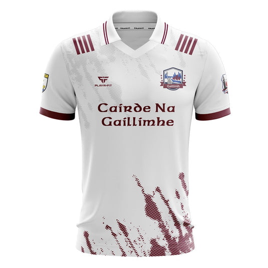 Galway NY IRE Jersey Outfield Playing 2025 (White) V-Neck Collar - Adults