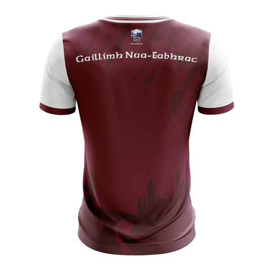Galway NY US Jersey NY vs Galway Match (Maroon) Ribbed Collar - Adults
