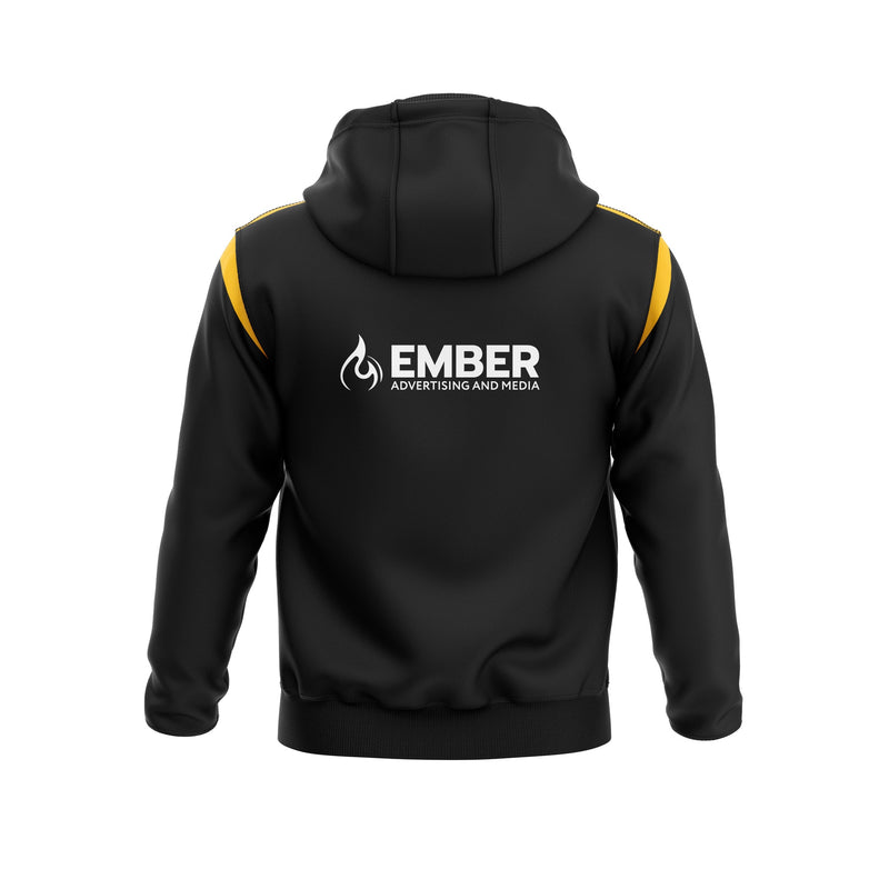 Load image into Gallery viewer, University of Glasgow GFC Hoodie Adroit (Black/Gold) - Kids
