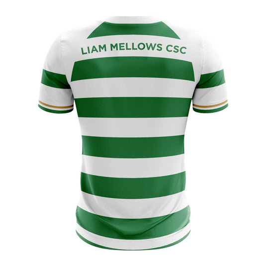 Liam Mellows CSC Galway Jersey Home Hoop Green/White - Adults