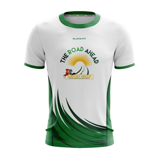 The Road Ahead Support Group Jersey White/Green - Kids