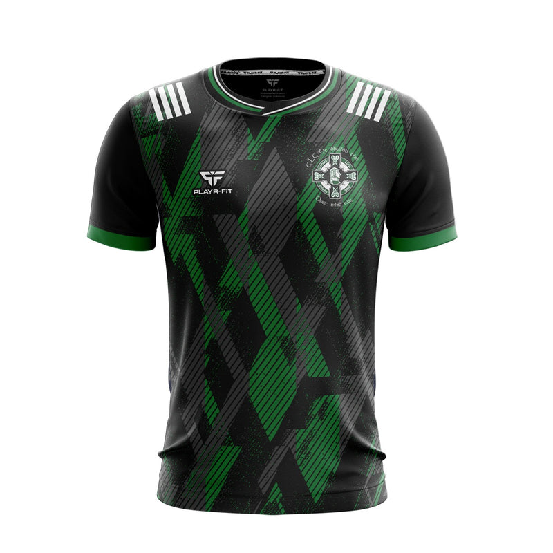 Load image into Gallery viewer, Wolfe Tone GAC Derrymacash Jersey (13 Black/Green) - Adults
