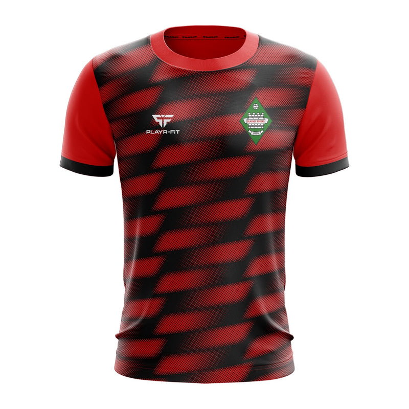 Load image into Gallery viewer, Blayney Rovers FC Jersey (Red/Black) - Kids
