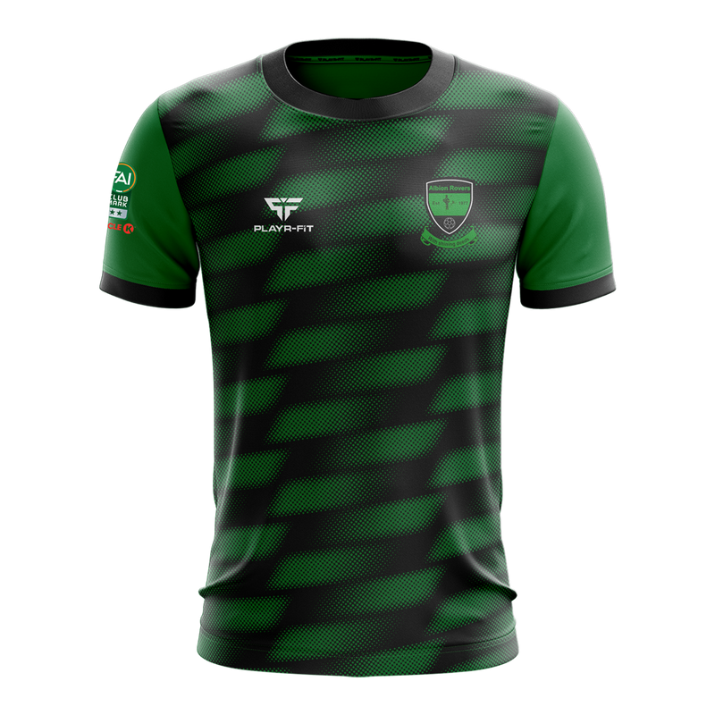 Load image into Gallery viewer, Albion Rovers FC Jersey (45 Black/Green) - Adults
