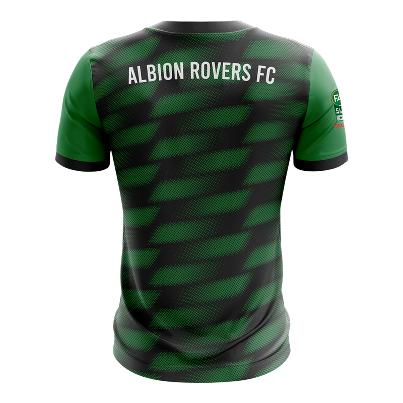 Load image into Gallery viewer, Albion Rovers FC Jersey (45 Black/Green) - Adults
