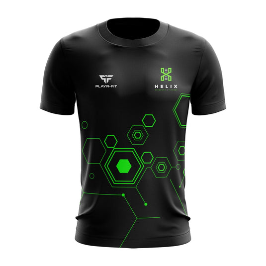 Helix Strength and Fitness Jersey (Black) - Adults
