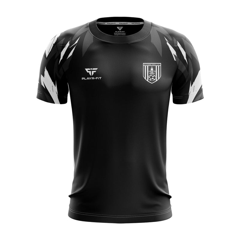 Load image into Gallery viewer, Dunmore Town AFC Jersey 52 Black/White - Adults
