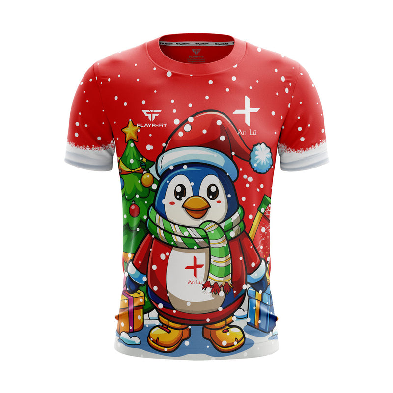 Load image into Gallery viewer, Retro Christmas Jersey Penguin Jersey Louth - Kids
