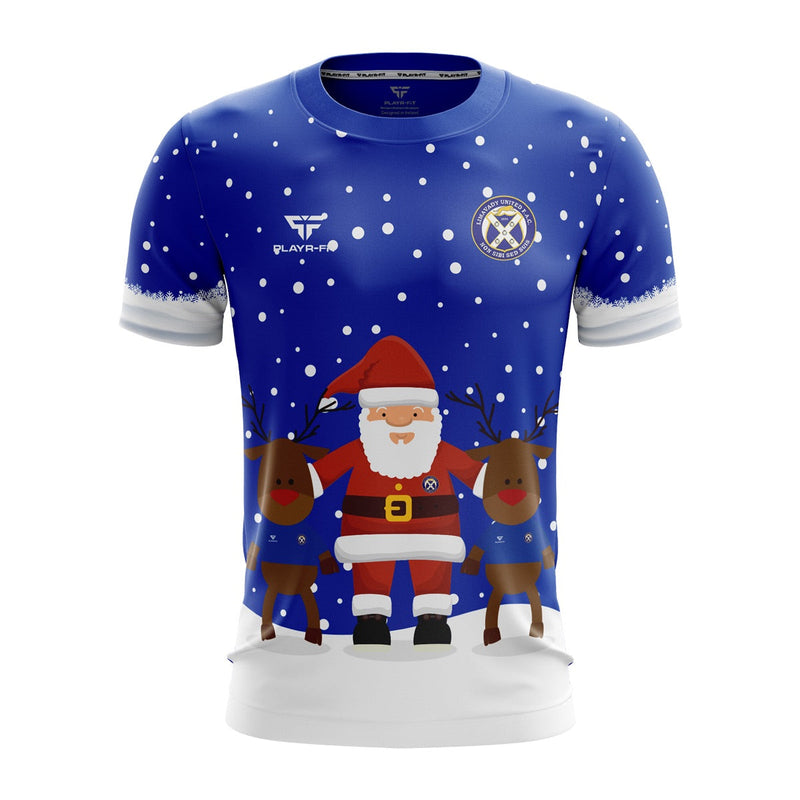 Load image into Gallery viewer, NIFL Partner Club Christmas Jersey Santa Jersey (Limavady United FC) - Kids
