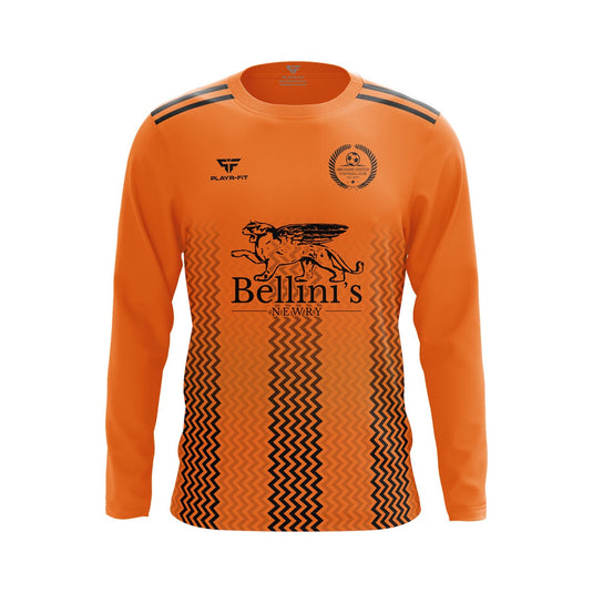 Orchard United FC Jersey (Long Sleeve) GK Orange - Adults