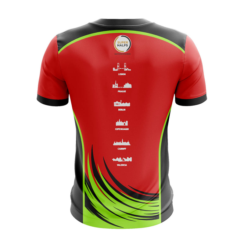 Load image into Gallery viewer, Orchard County Runners Jersey Red Super Halfs - Kids

