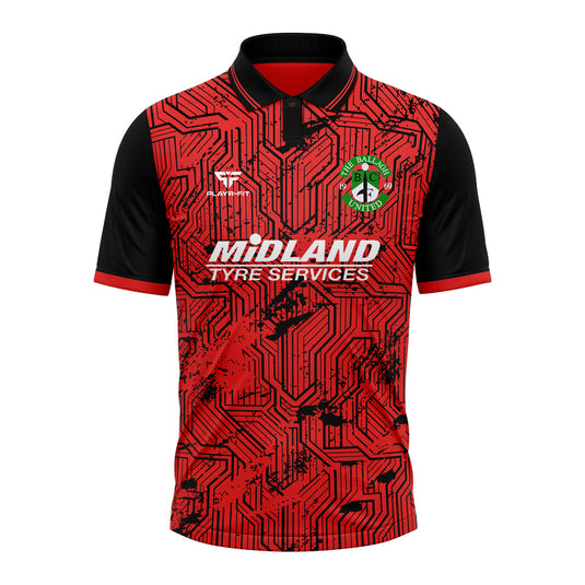 The Ballagh United Jersey Away (Red/Black) - Adults