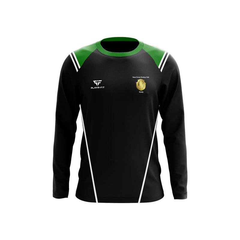 Load image into Gallery viewer, Keady Boxing Club Crew Neck Stellar Black/Green - Adults
