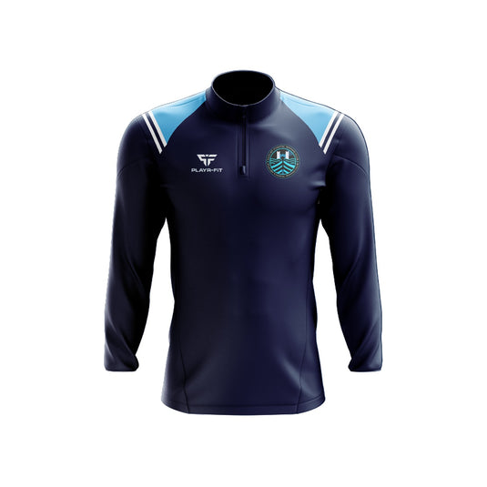 Kilclief Coastal Rowing Club Midlayer (1/4 Zip) Vigour Navy - Adults