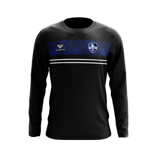 Kinvara United Crew Neck Optimum Black/Royal Blue - Kids