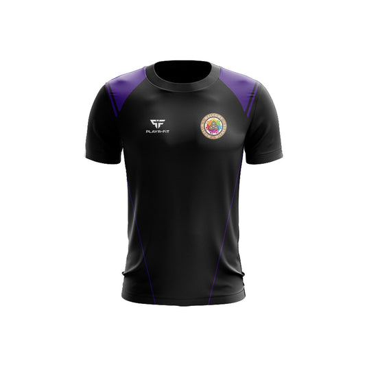 Le Cheile Secondary School T-Shirt Vigour Black/Purple - Adults