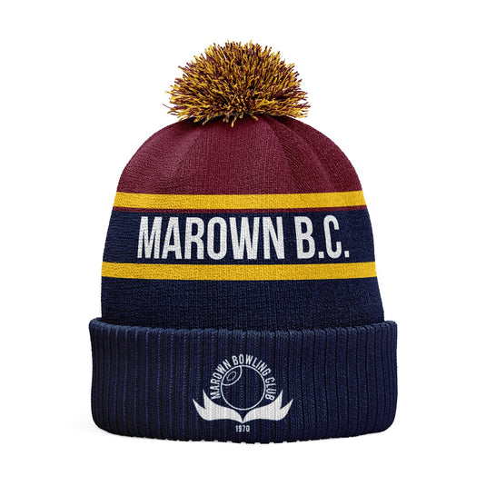 Marown Bowling Club Bobble Hat - Kids - Age 8 and Under