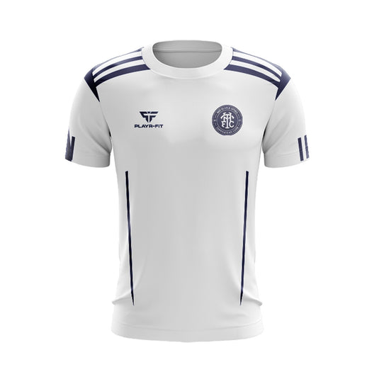 Mid Ulster Spurs Supporters Club T-Shirt Adroit (White/Navy) - Adults