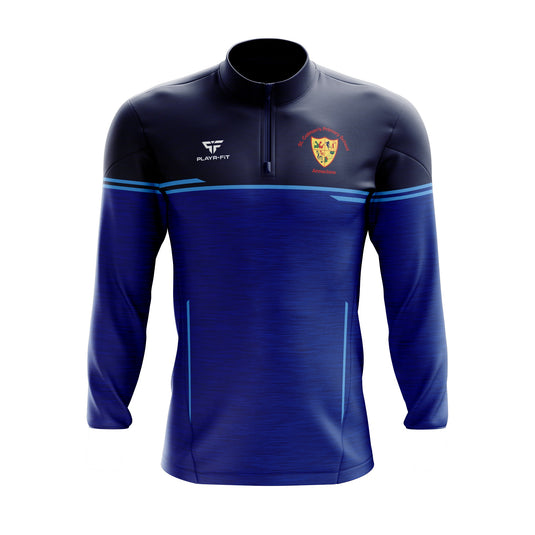 St Colmans PS Annaclone Staff Midlayer (1/4 Zip) Courage (Blue/Sky) - Adults