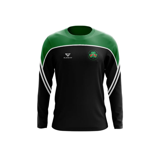Mourne All Blacks ABC Crew Neck Momentum (Black/Green) - Kids