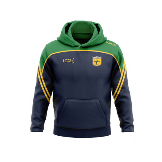 St Brigid's Gaels LGFA Hoodie Momentum Navy/Green/Gold - Kids