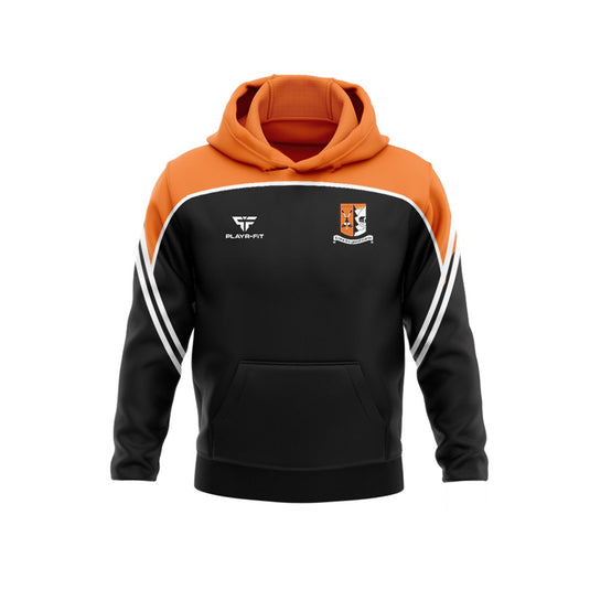Knocks Grattans Hurling Hoodie Momentum (Black/Orange) - Kids