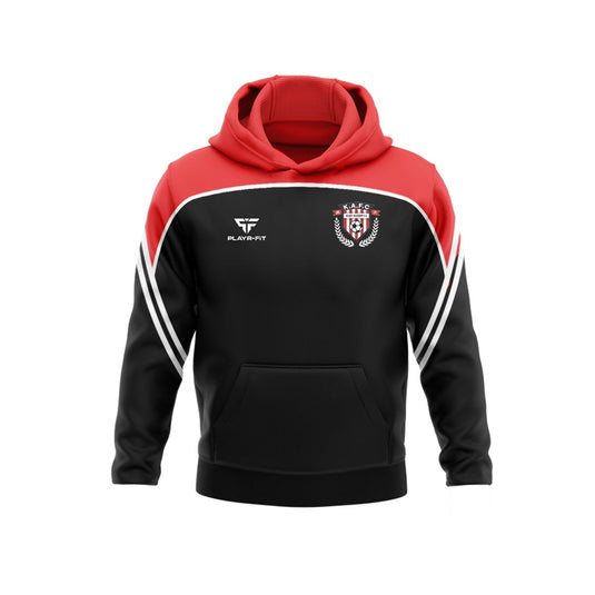 Keady Academy FC Hoodie Momentum (Black/Red) - Adults