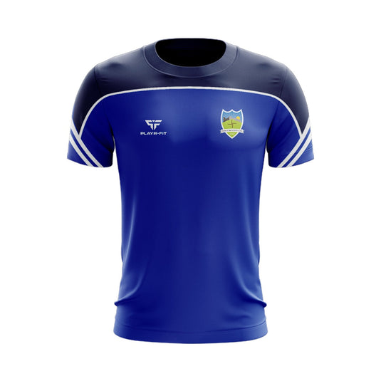 Roche Emmets CLG T-Shirt Momentum Blue/Navy/White - Adults
