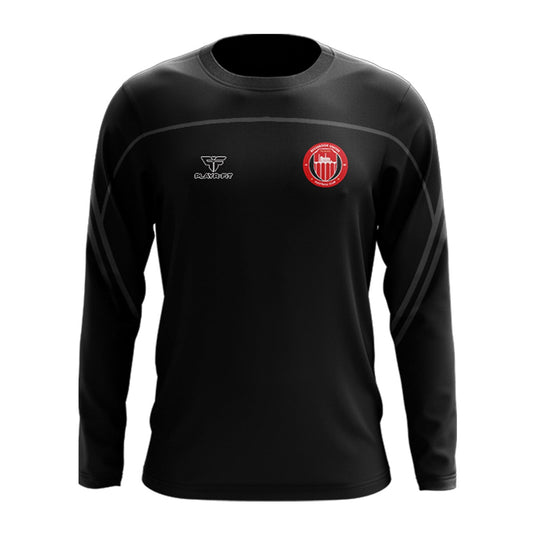 Bessbrook United Crew Neck Momentum (Black/Grey) - Adults