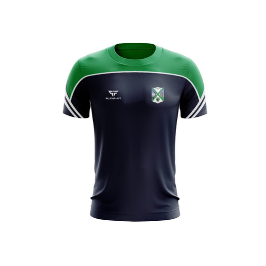 Geraldines GFC Louth T-Shirt Momentum Navy/Green - Kids