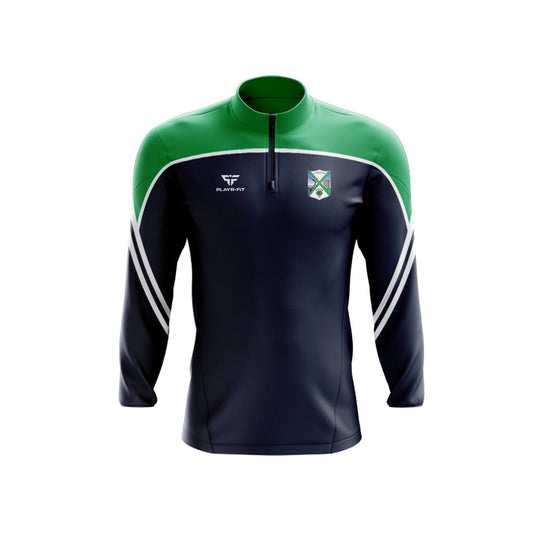 Geraldines GFC Louth Midlayer (1/4 Zip) Momentum Navy/Green - Kids