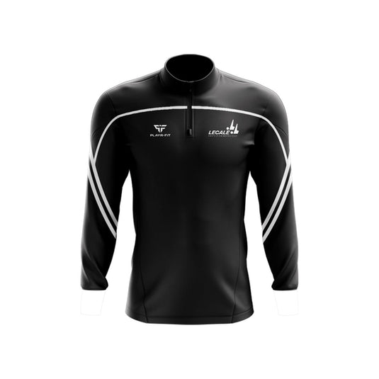 Lecale Amateur Swim Club Midlayer (1/4 Zip) Momentum Black - Kids