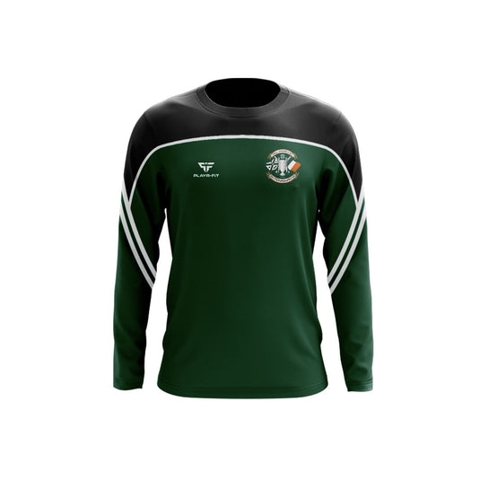 Monaghan CSC Crew Neck Momentum Black/Green - Adults