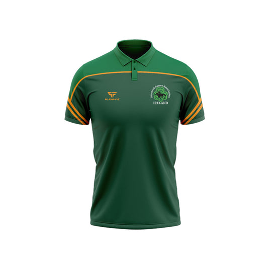 Mounted Games Association Ireland Polo Momentum Green Gold - Adults
